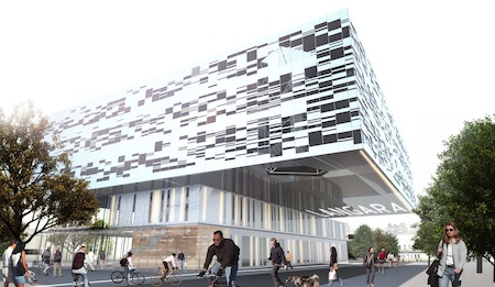 Sciences and Student Services Building - architect's rendering